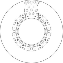 TRW Piduriketas DF5026S