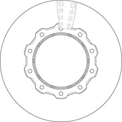 TRW Piduriketas DF5049S