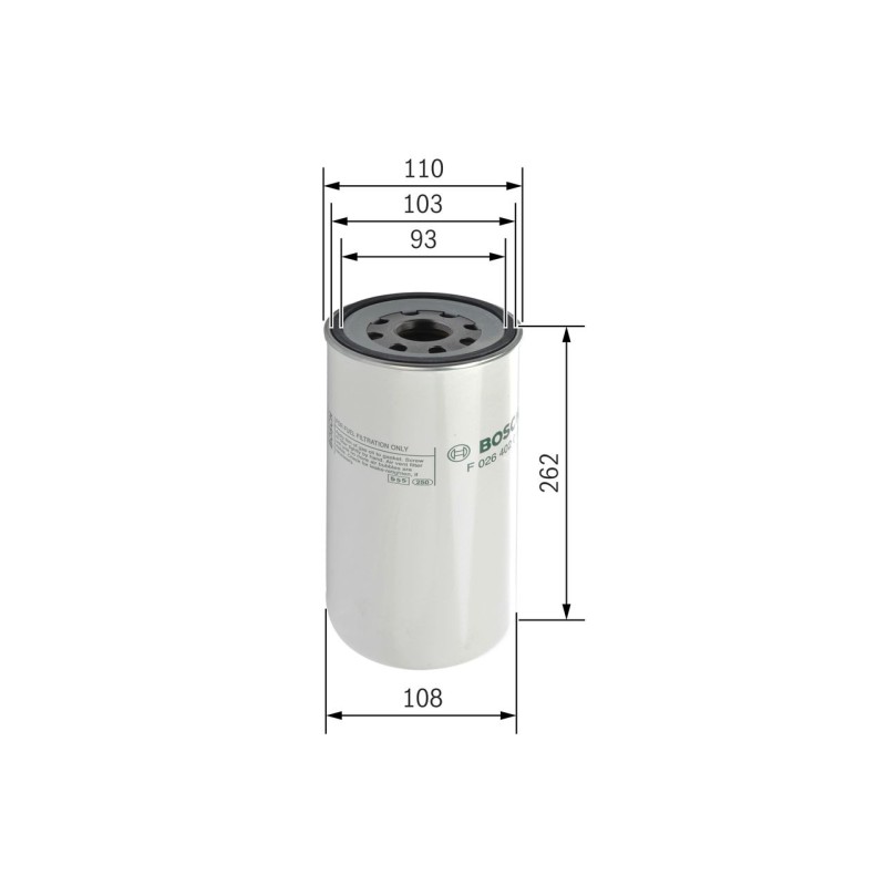 BOSCH Kütusefilter F 026 402 017