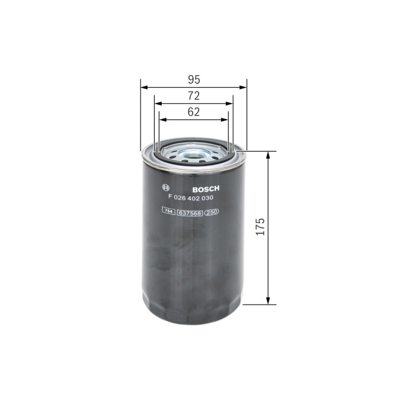 BOSCH Kütusefilter F 026 402 030