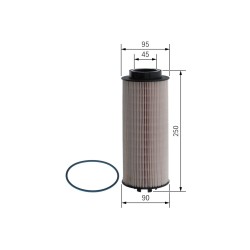 BOSCH Kütusefilter F 026 402 032