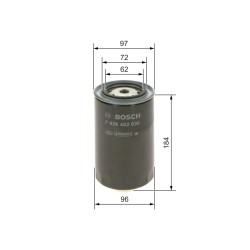 BOSCH Kütusefilter F 026 402 036