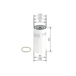 BOSCH Kütusefilter F 026 402 038