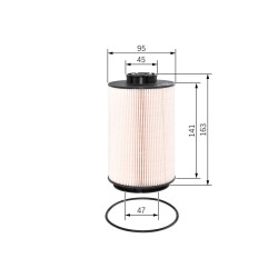 BOSCH Kütusefilter F 026 402 070