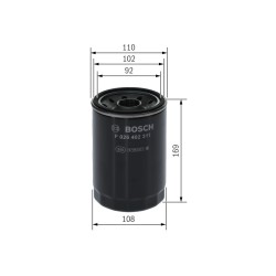 BOSCH Kütusefilter F 026 402 311