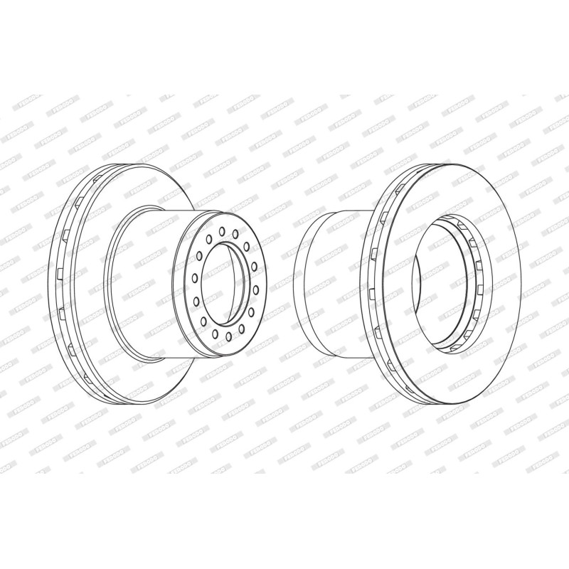 FERODO Piduriketas FCR189A