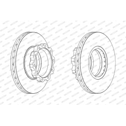 FERODO Piduriketas FCR215A