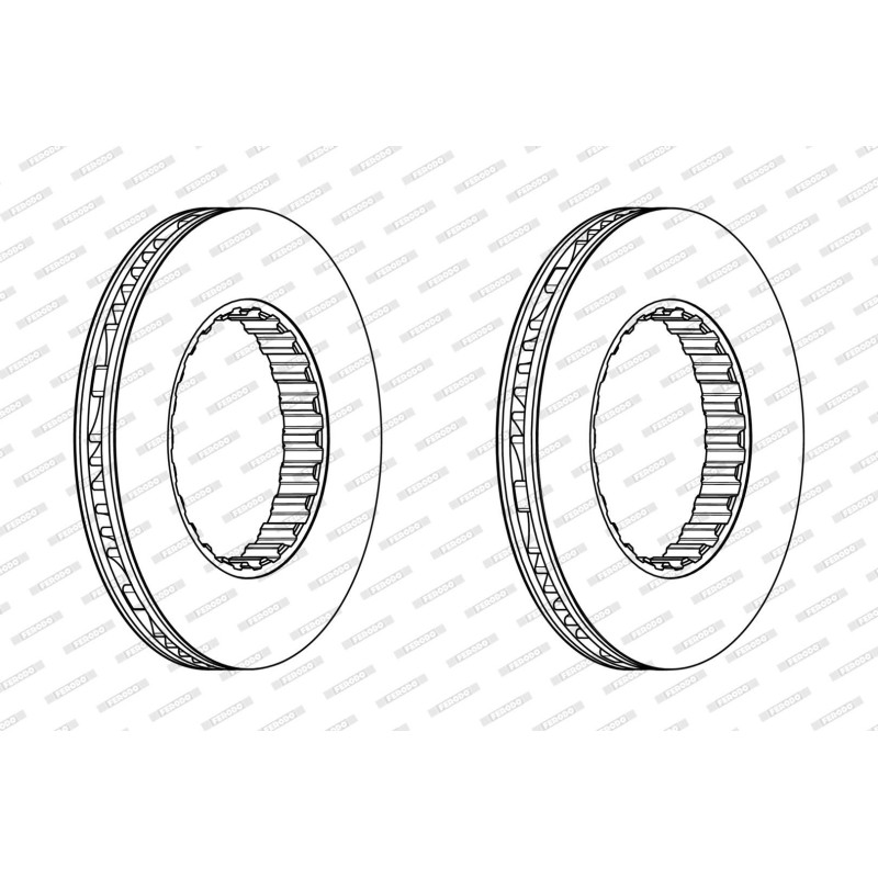 FERODO Piduriketas FCR348A