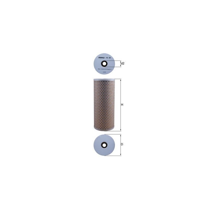 KNECHT Filter,tööhüdraulika HX 89