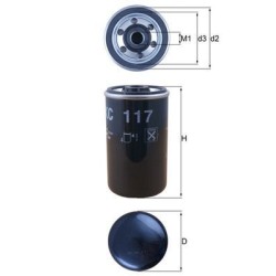 KNECHT Kütusefilter KC 117