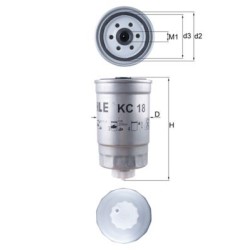 KNECHT Kütusefilter KC 18