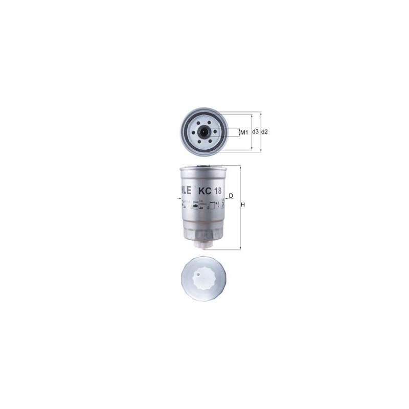 KNECHT Kütusefilter KC 18