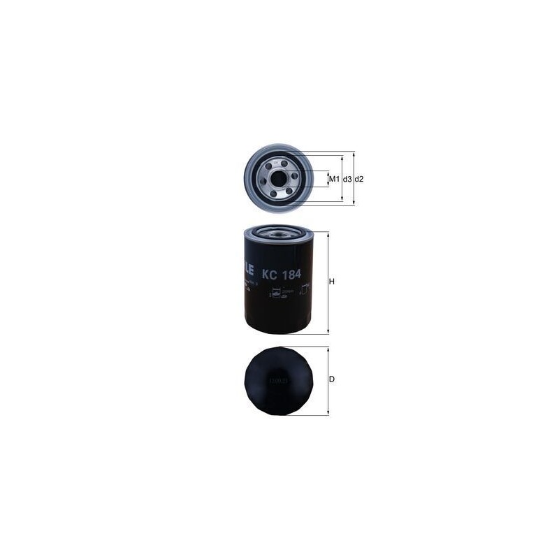 KNECHT Kütusefilter KC 184