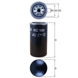 MAHLE Kütusefilter KC 188