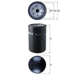 MAHLE Kütusefilter KC 24