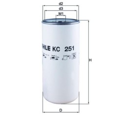 MAHLE Kütusefilter KC 251