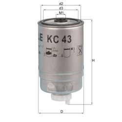 MAHLE Kütusefilter KC 43