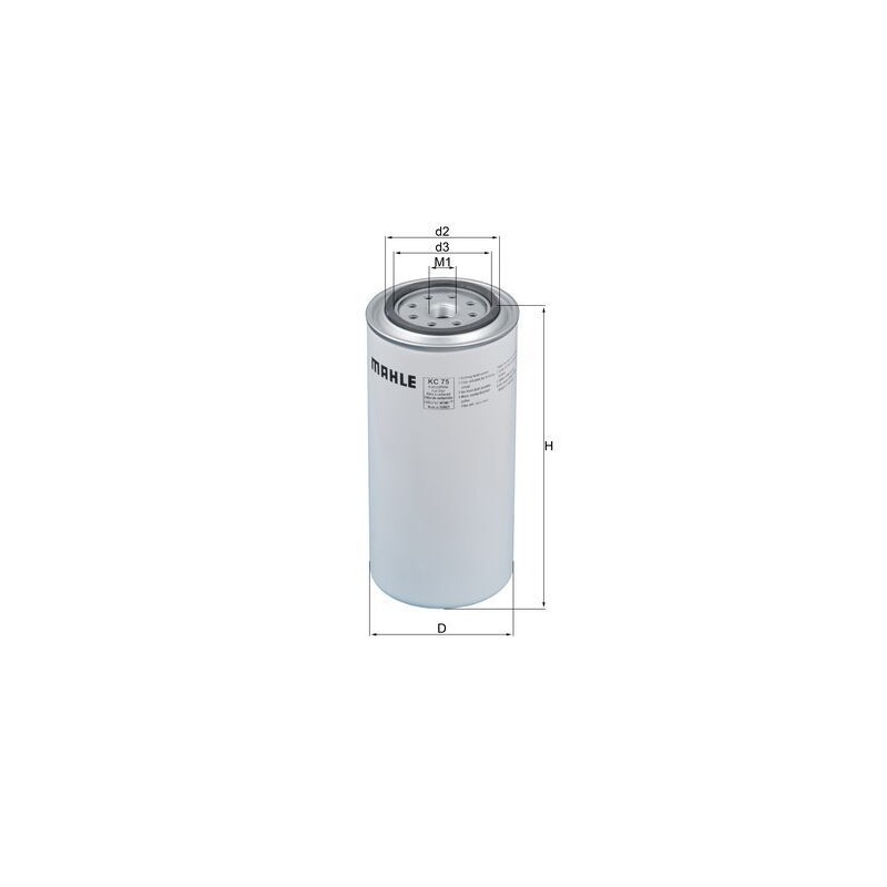 MAHLE Kütusefilter KC 75