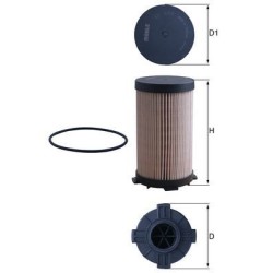 MAHLE Kütusefilter KX 484D