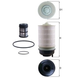 MAHLE Kütusefilter KX 581KIT