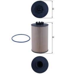 MAHLE Kütusefilter KX 658D