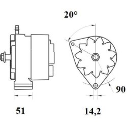 MAHLE Generaator MG 444
