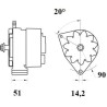 MAHLE Generaator MG 444