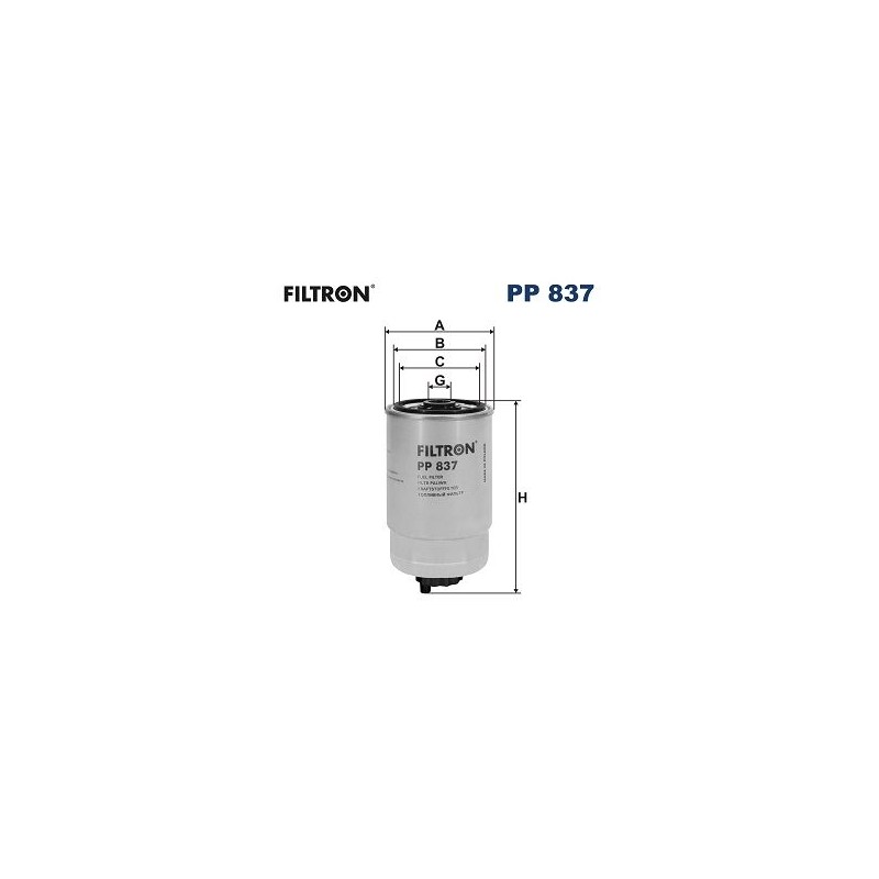 FILTRON Kütusefilter PP 837