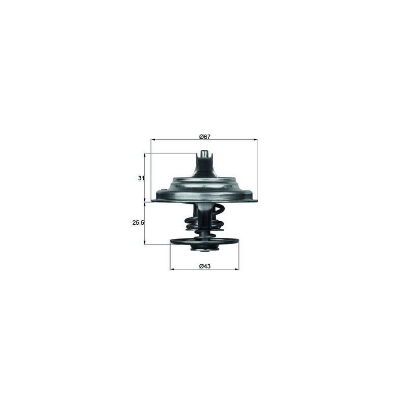 MAHLE Termostaat,Jahutusvedelik TX 23 83D