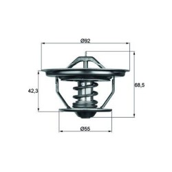 MAHLE Termostaat,Jahutusvedelik TX 35 71
