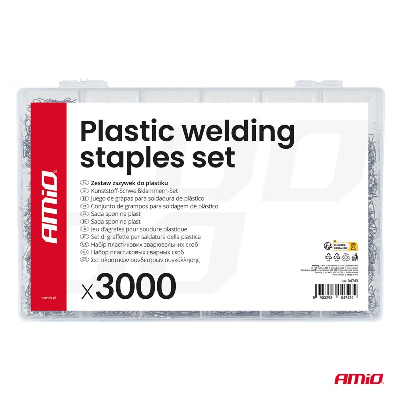 Plastkeevituse klambrite komplekt 3000tk
