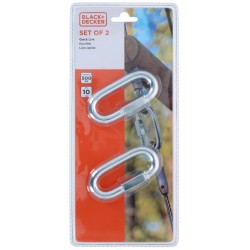 Karabiinhaak kanne max 500kg 10 mm 2tk