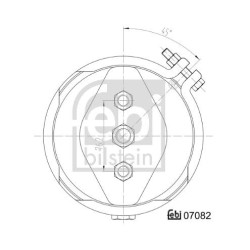 FEBI BILSTEIN Membraanpidurisilinder 07082