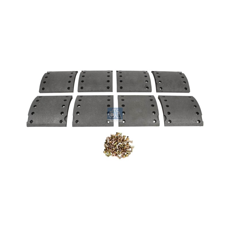 DT Spare Parts Piduriklotsi komplekt,trummelpidur 10.13000