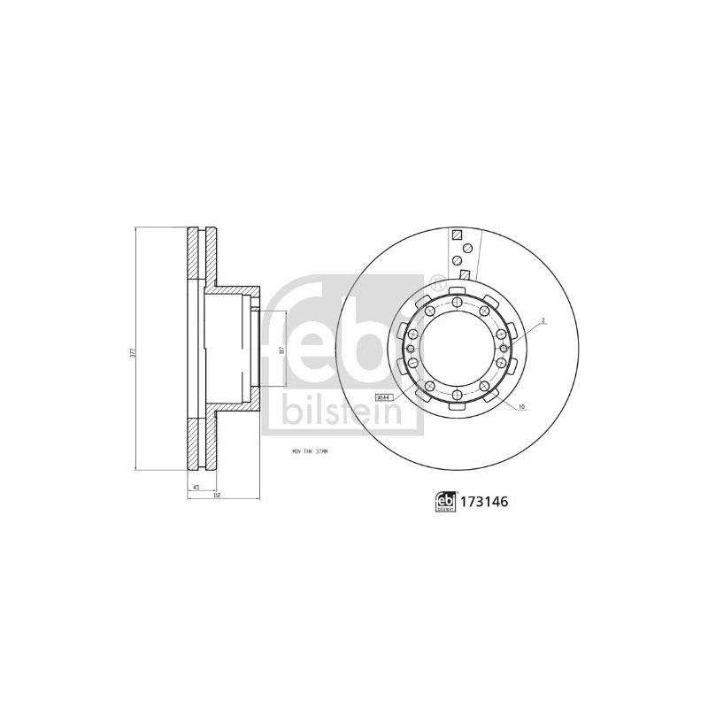 FEBI BILSTEIN Piduriketas 173146