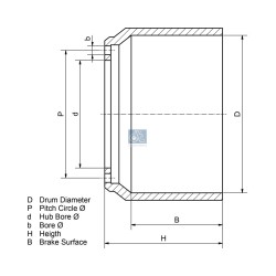 DT Spare Parts Piduritrummel 2.40302