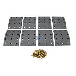 DT Spare Parts Piduriklotsi komplekt,trummelpidur 2.94052