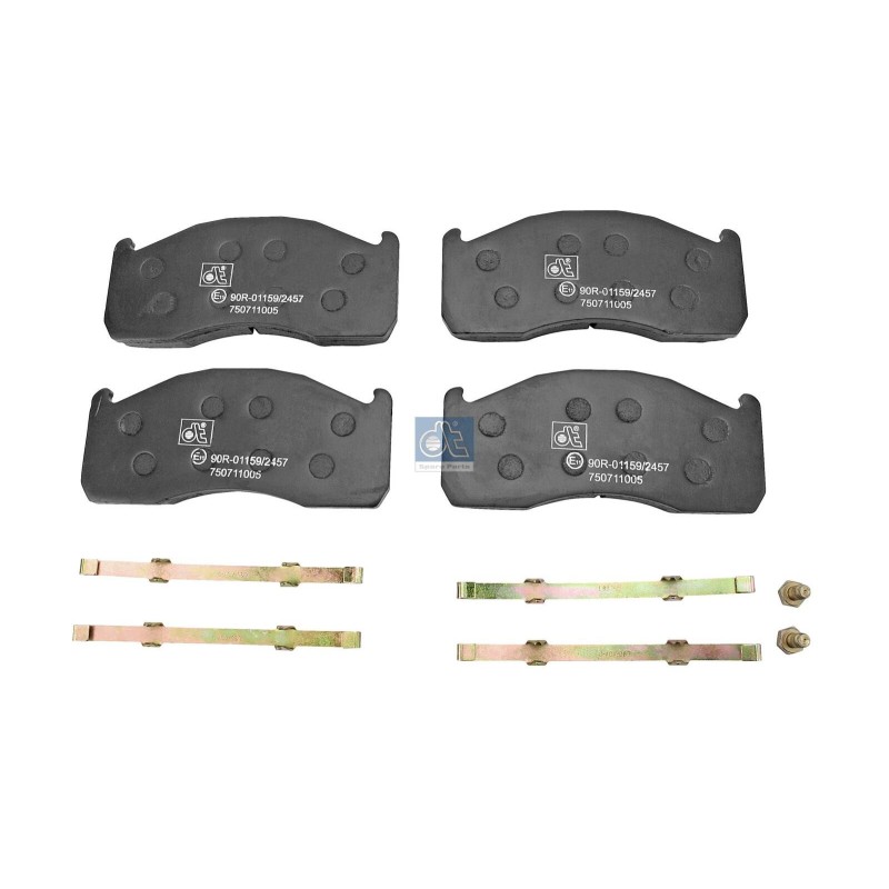 DT Spare Parts Piduriklotsi komplekt,ketaspidur 2.94073