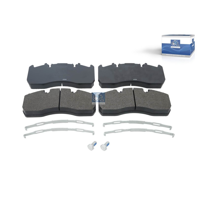 DT Spare Parts Piduriklotsi komplekt,ketaspidur 2.94096