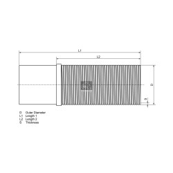 DT Spare Parts Flexitoru,väljalskesüsteem 3.25053
