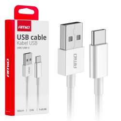 USB-USB-C kaabel 2A 100 cm FullLINK