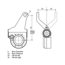 DT Spare Parts Hoovastik, pidurisüsteem 3.62413