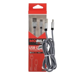 USB-A-USB-C kaabel 1,2 m,3 A,QC 3.0