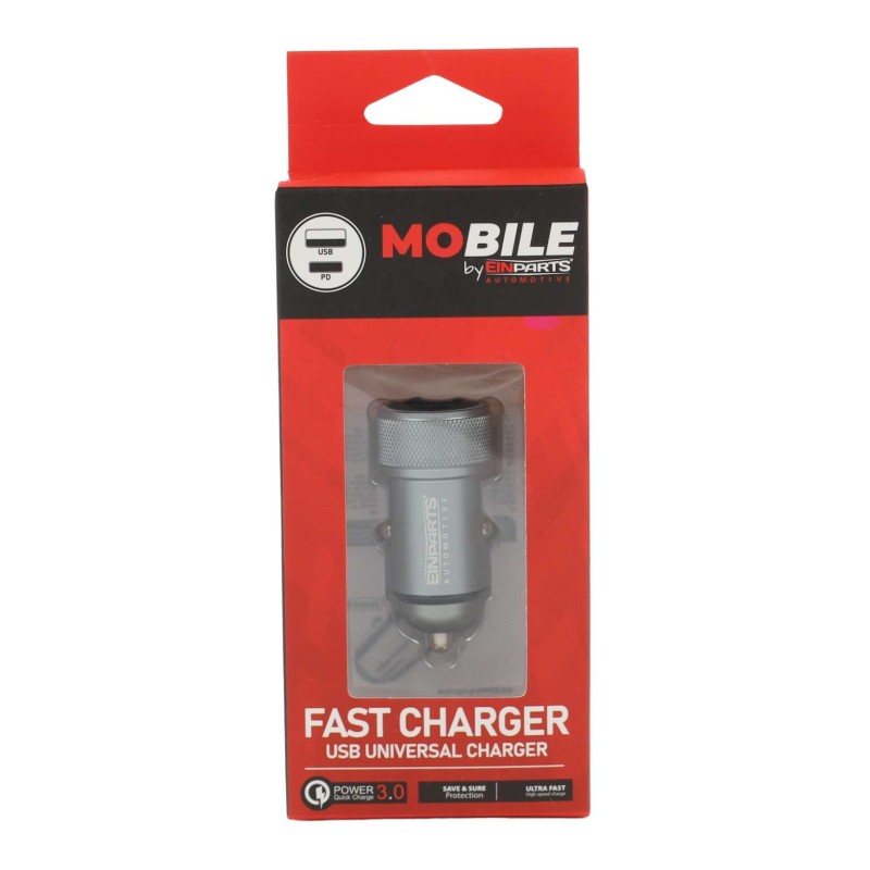 Kiirlaadija 20W PD+QC 3.0 USB-C ja USB-B
