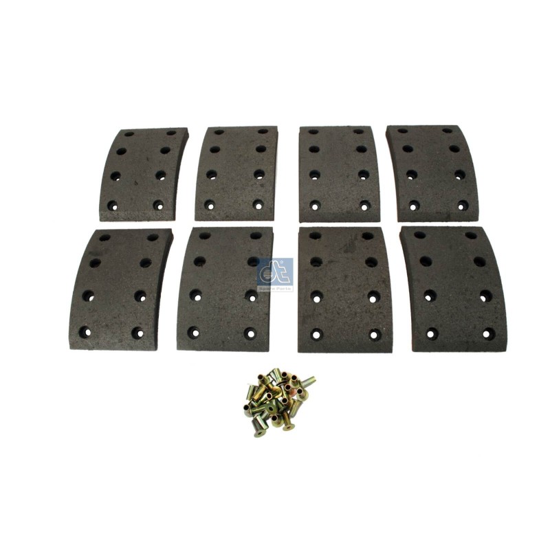 DT Spare Parts Piduriklotsi komplekt,trummelpidur 4.91455