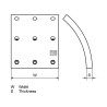 DT Spare Parts Piduriklotsi komplekt,trummelpidur 7.92425