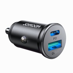 Joyroom USB-A/USB-C laadija autosse 30W