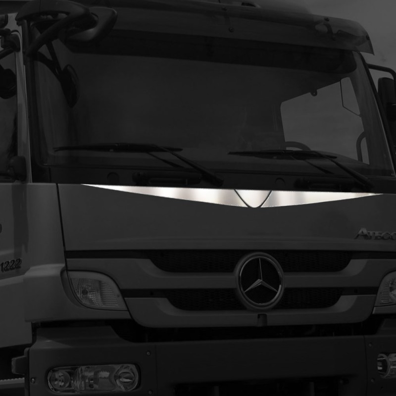 FRONT LOGO FRAME CHROME ATEGO