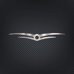 WINGED LOGO FRAME CHROME AXOR