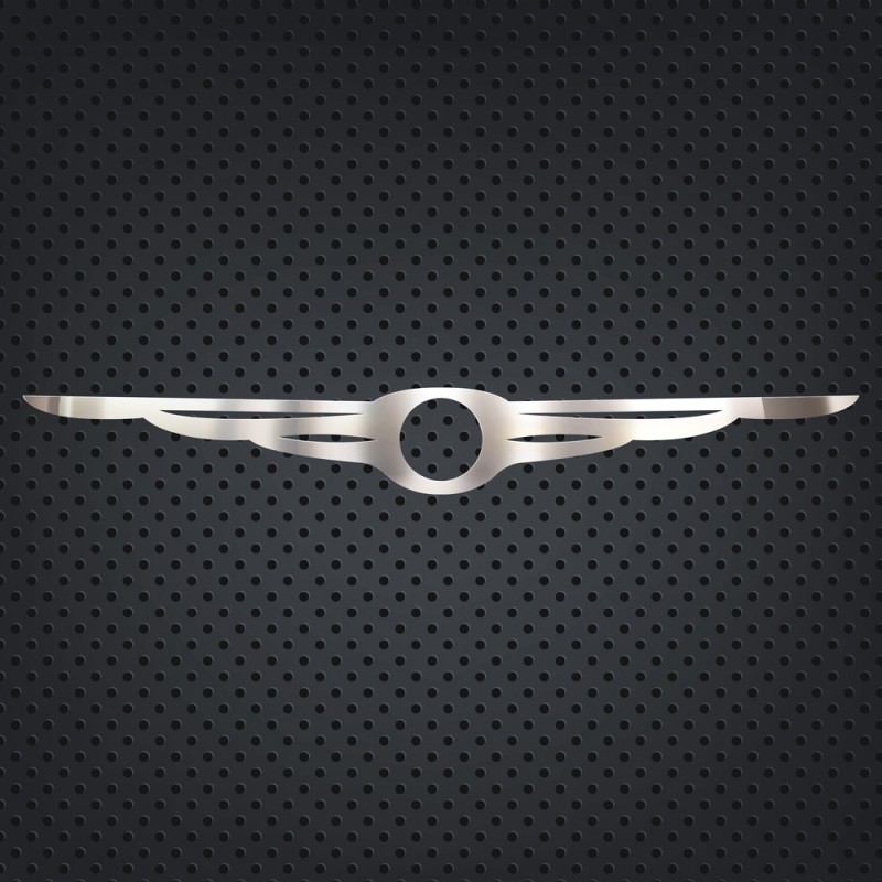 FRONT LOGO FRAME CHROME AXOR